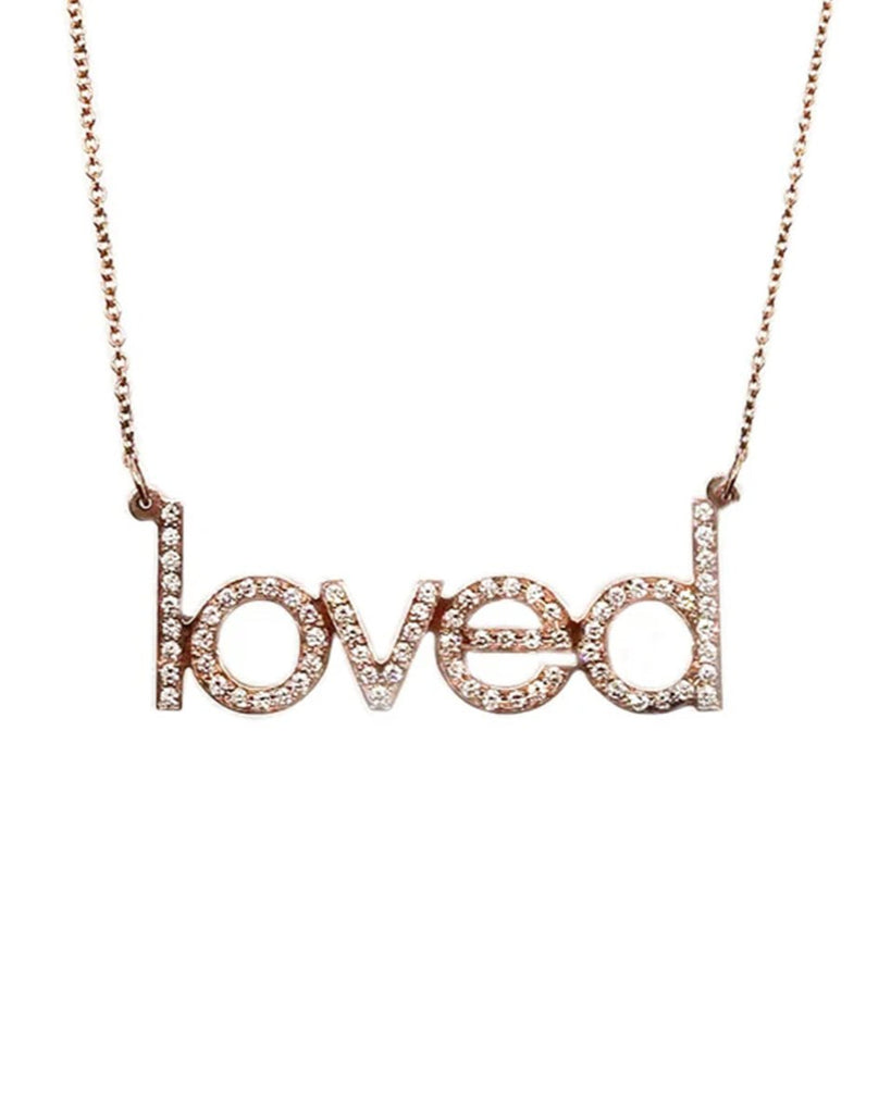 Loved with Bling Necklace