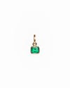 Emerald green and gold charm