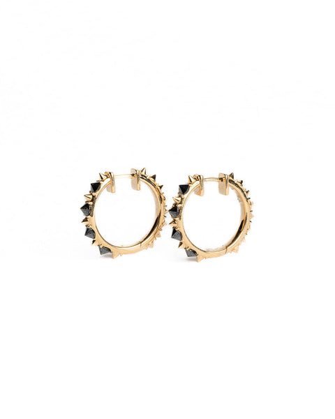 Beverly Hills Grand Black Diamond Earrings