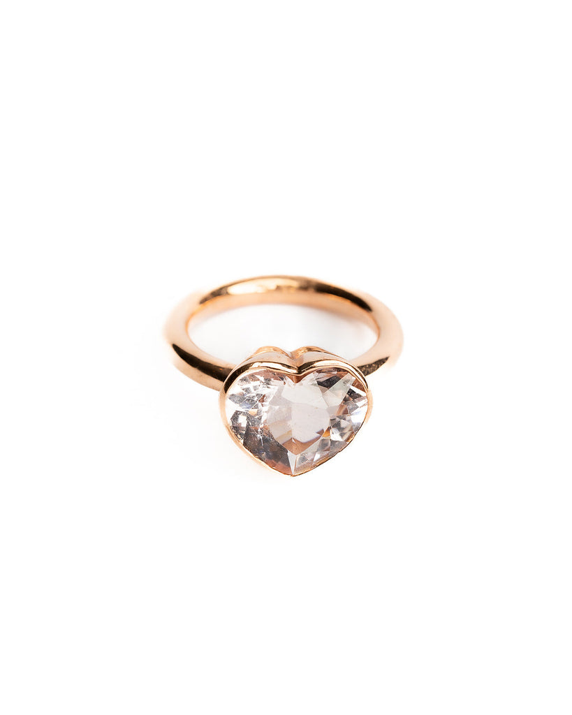 Brighton Morganite Heart Ring