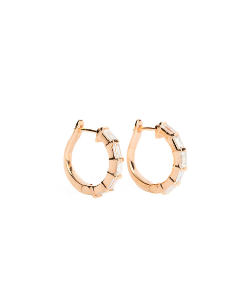 Marrakech Diamond Hoop Earrings