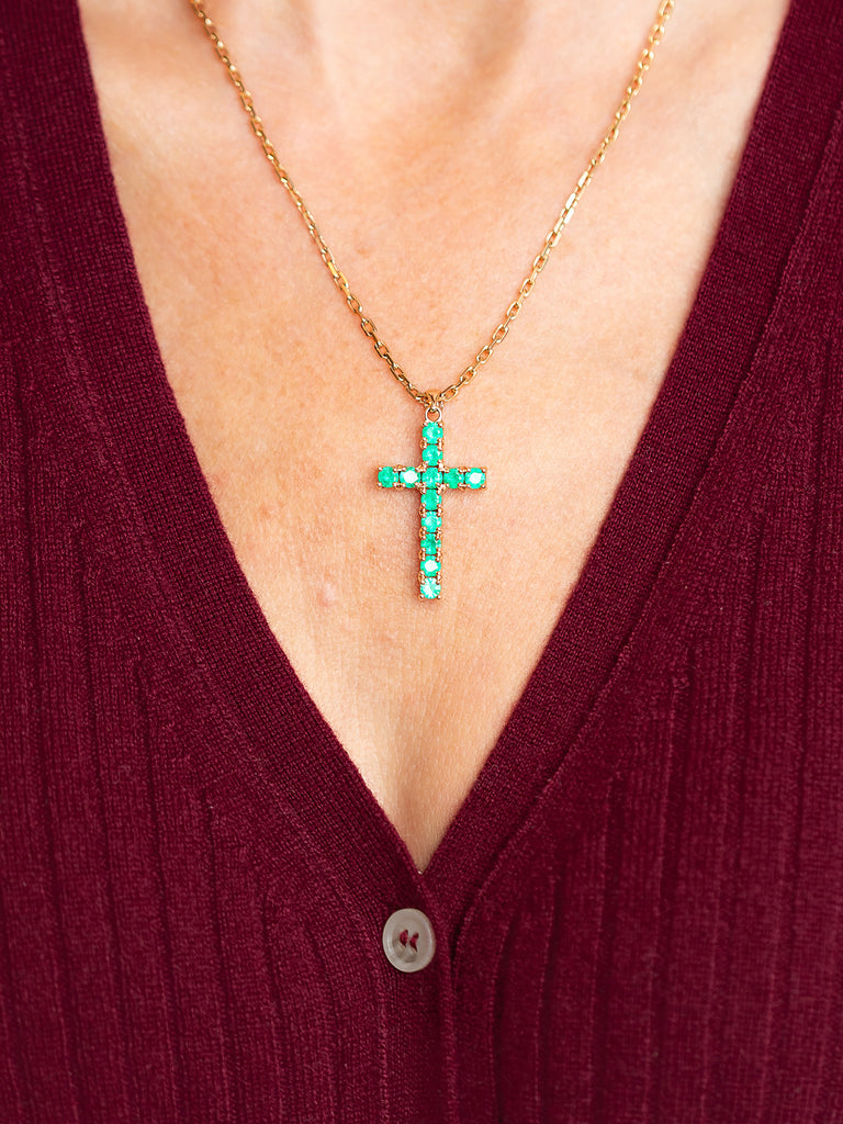 Vatican City Cross Necklace – genevieve lau