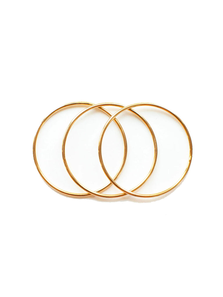 Genevieve Lau jewelry.  Solid gold bangle braclet, gold bangles. 