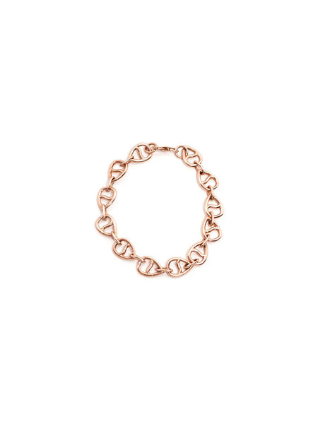 Genevieve Lau jewelry. Gold chain bracelet. Rose gold chain bracelet.  