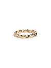 Genevieve Lau jewelry. Taormina ring.  Twisted gold rope ring. 