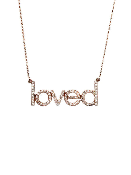 Loved with Bling Necklace