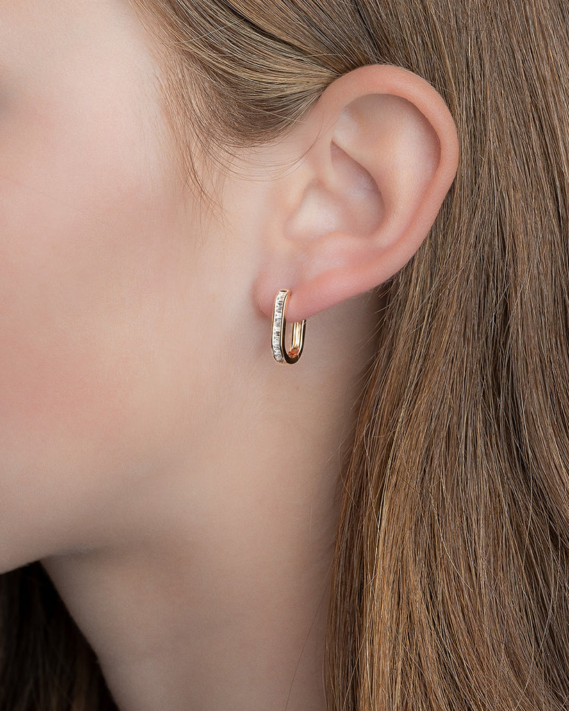 Austin Mini Hoop Earrings – genevieve lau