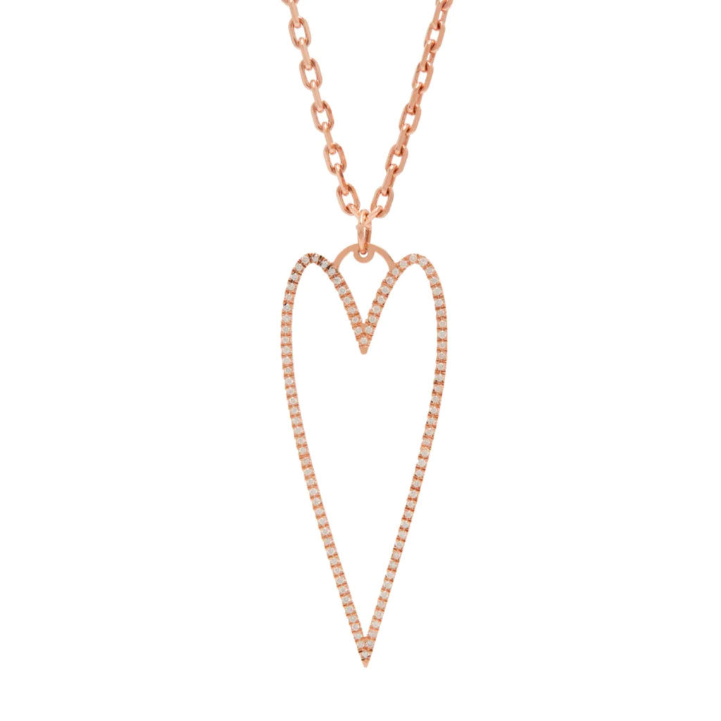 Genevieve Lau Jewelry. Miami Heart Necklace.