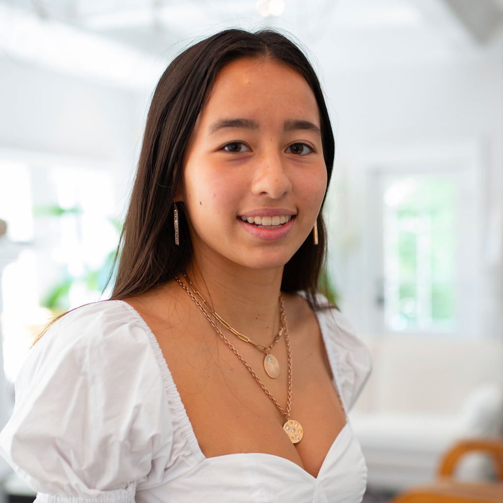 Big Sky Starburst Charm Necklace – genevieve lau