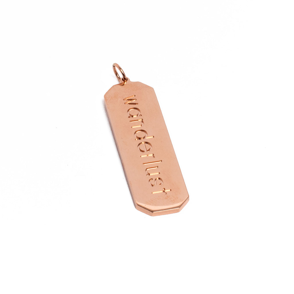 Wanderlust charm